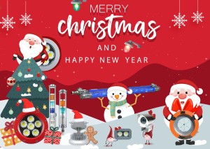 Merry Christmas Happy New Year News Explosion Proof