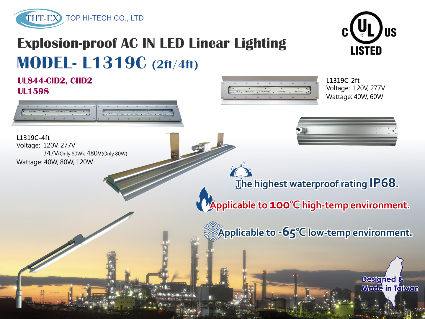 Explosion-proof LED Linear Lighting L1319C