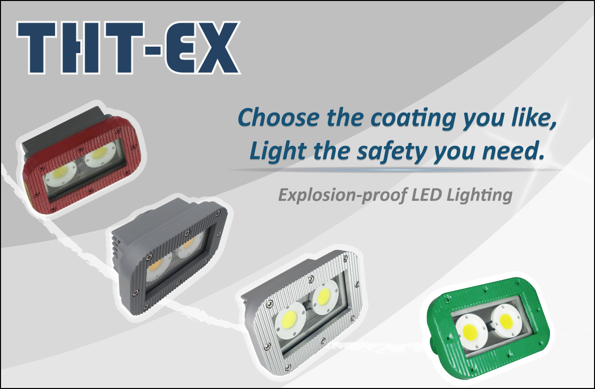 Explosion proof LED Lighting with different coating