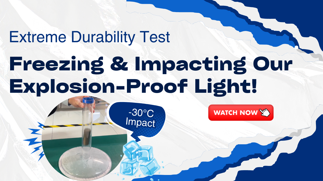 Extreme Durability Test: Freezing & Impacting Our Explosion-Proof Light!