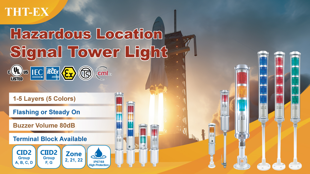 Discover L1920 Signal Tower Light: Perfect for Aerospace, Semiconductor, Military & Petrochemical Industries