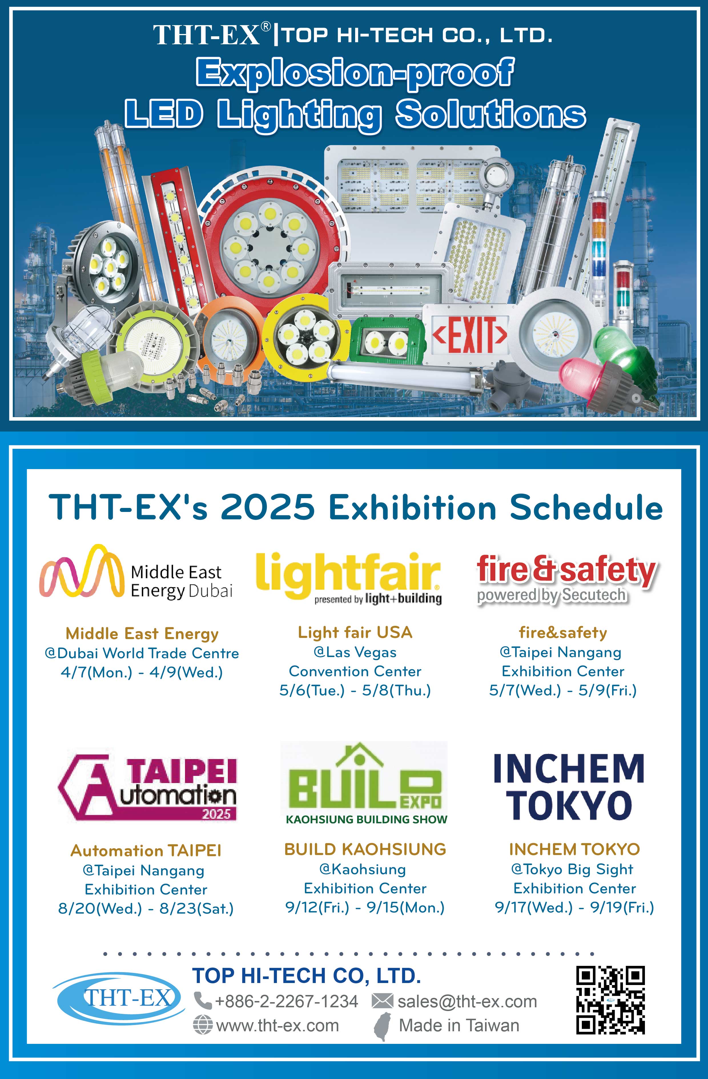 THT-EX 2025 Exhibition Schedule