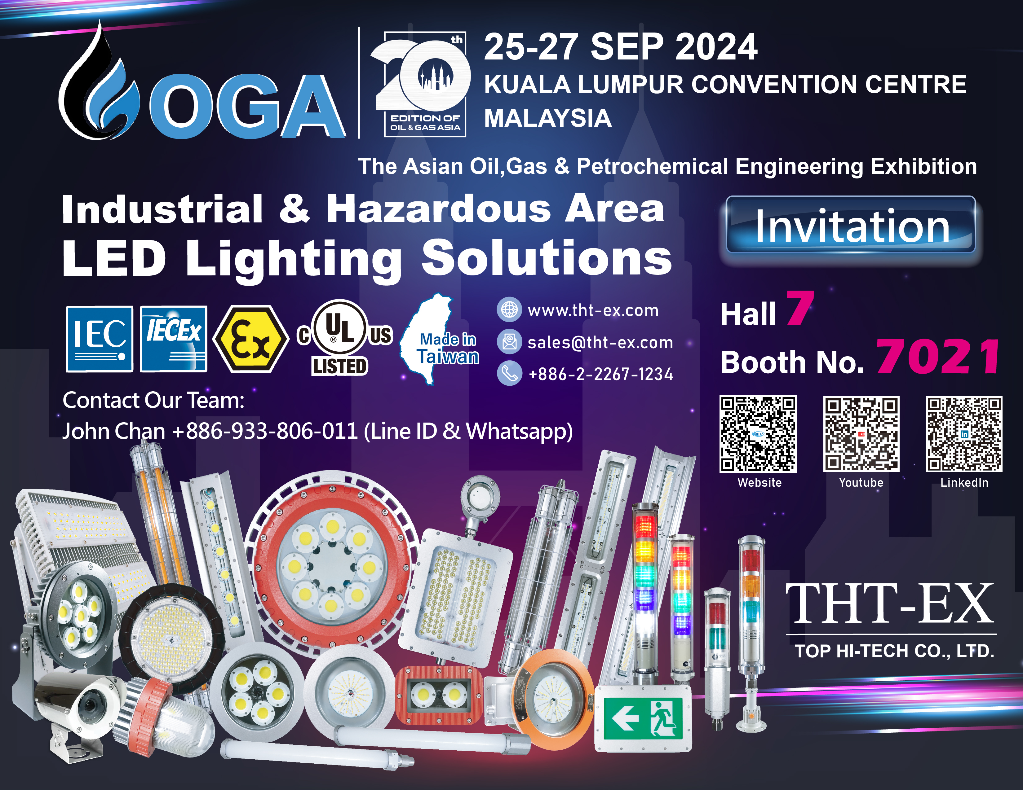 THT-EX at OGA 2024: Lighting Up the Future of Oil, Gas, and Energy Sectors