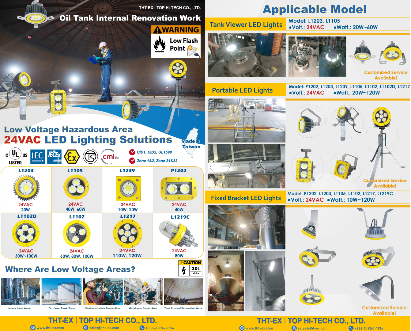 THT-EX 24V Explosion-Proof Solutions for Onshore Oil & Gas Safety