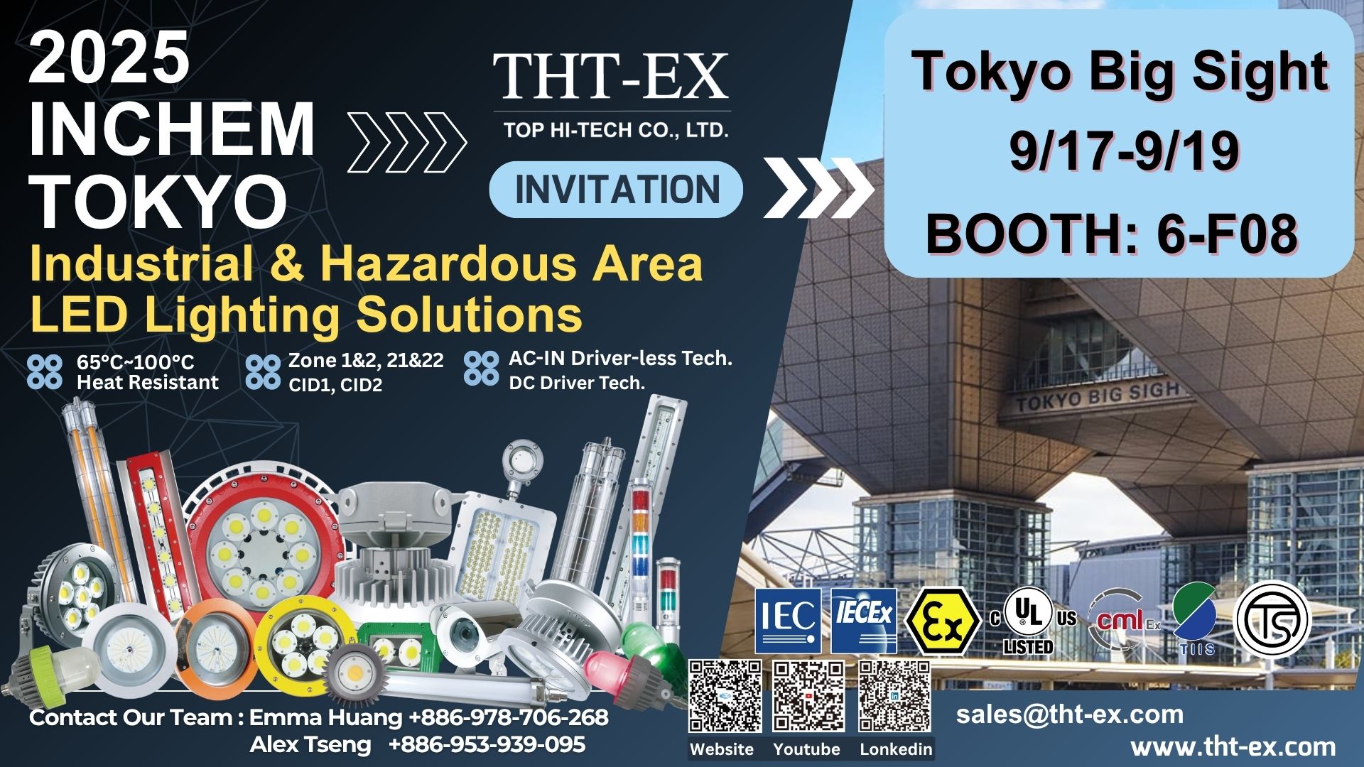 THT-EX at 2025 INCHEM Tokyo Exhibition THT-EX at 2025 INCHEM Tokyo Exhibition